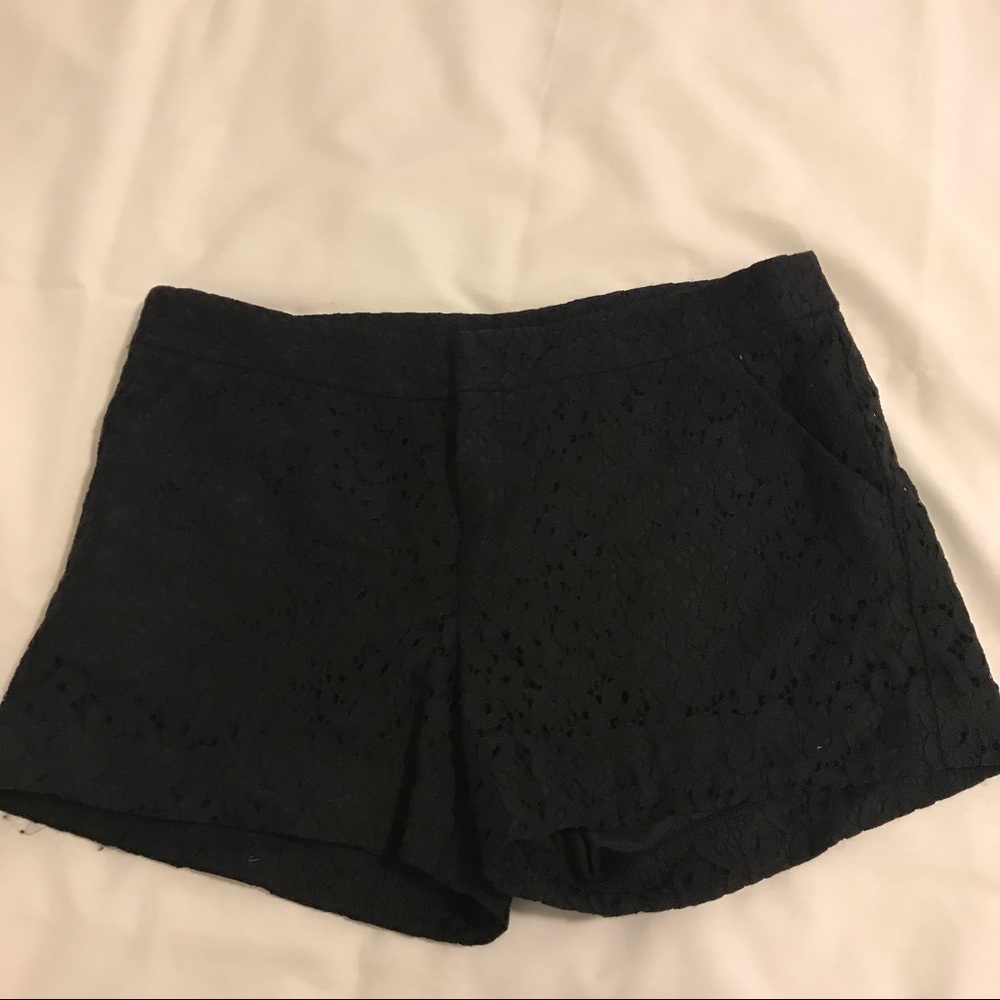 Nicole Miller Black lace Shorts